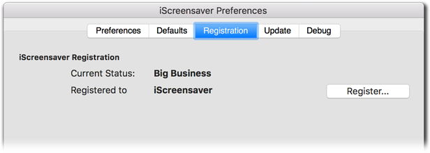 Preferences: Registration