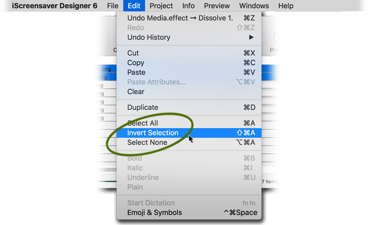 Invert Selection