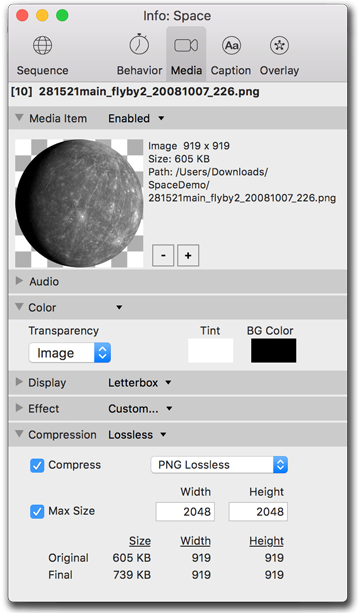 Settings for PNGs with alpha masks